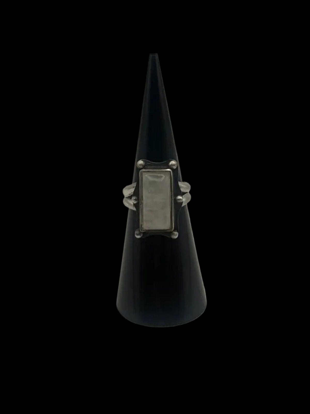 Sterling Moonstone Ring