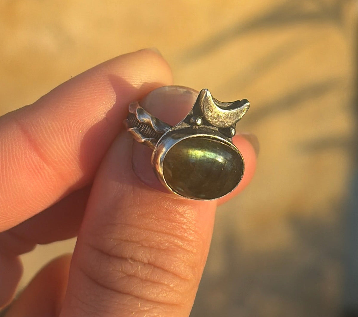 Sterling Labradorite Ring