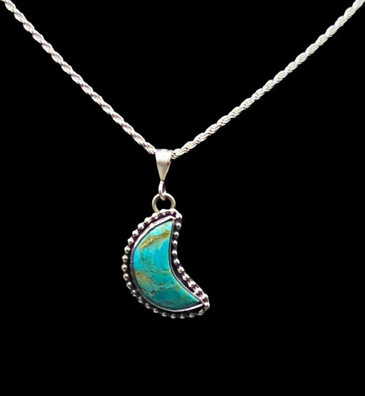 Turquoise Moon Necklace