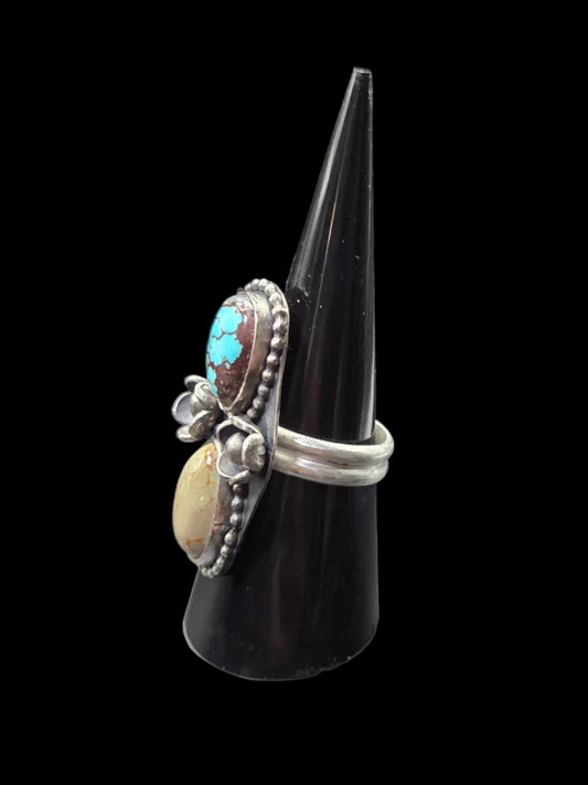 Double Turquoise Ring