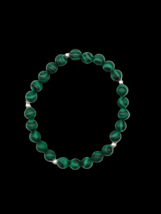 Malachite Sterling Bracelet