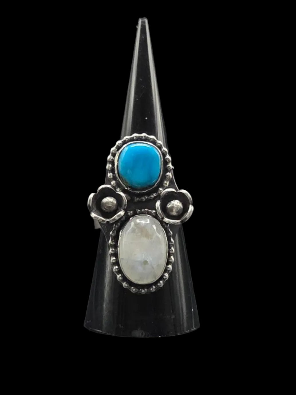 Turquoise Moonstone Ring