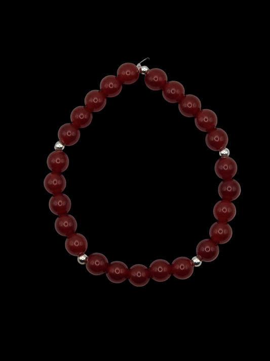 Carnelian Sterling Bracelet
