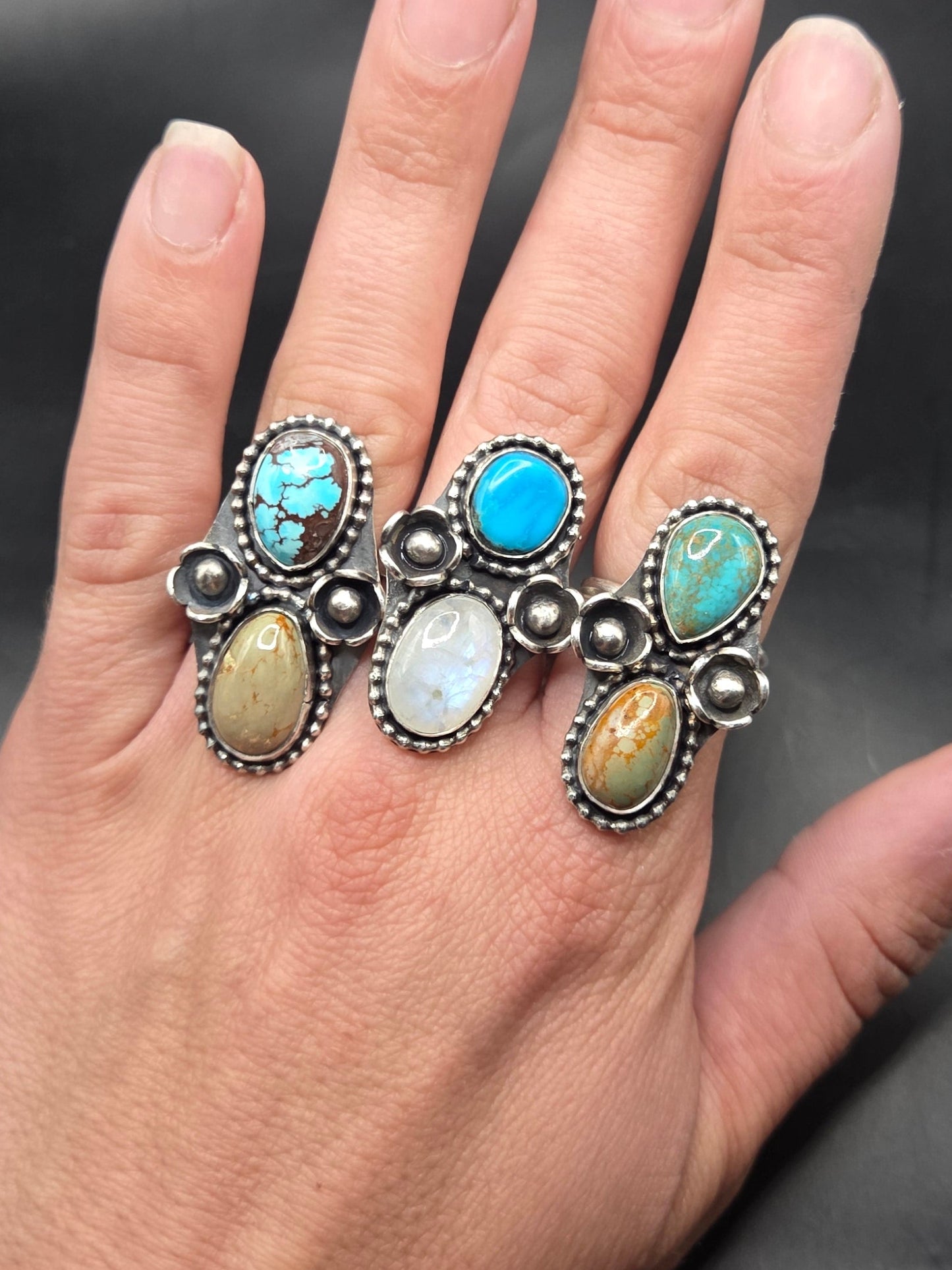 Double Turquoise Ring