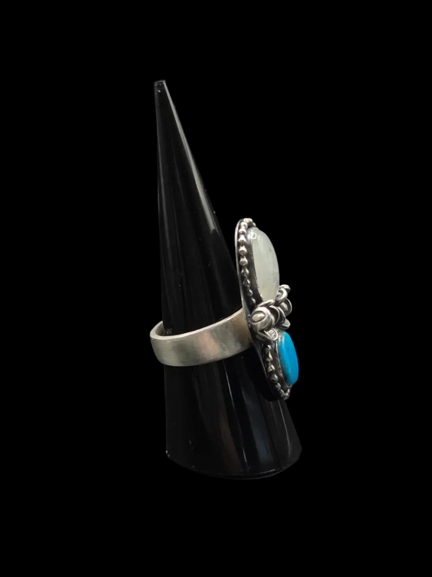 Turquoise Moonstone Ring